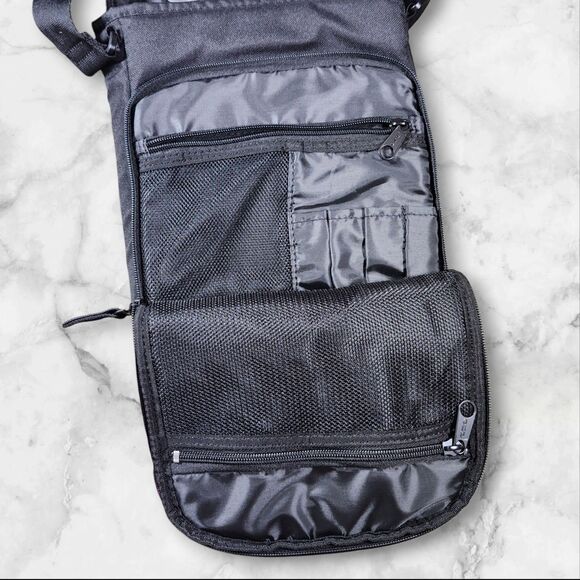 NWT OGIO Shoulder Sling Bag Black Blue AASC Arizona Student Council Logo Pockets - Picture 4 of 10